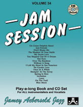 Jamey Aebersold Jazz #34 JAM SESSION Book with Online Audio cover Thumbnail